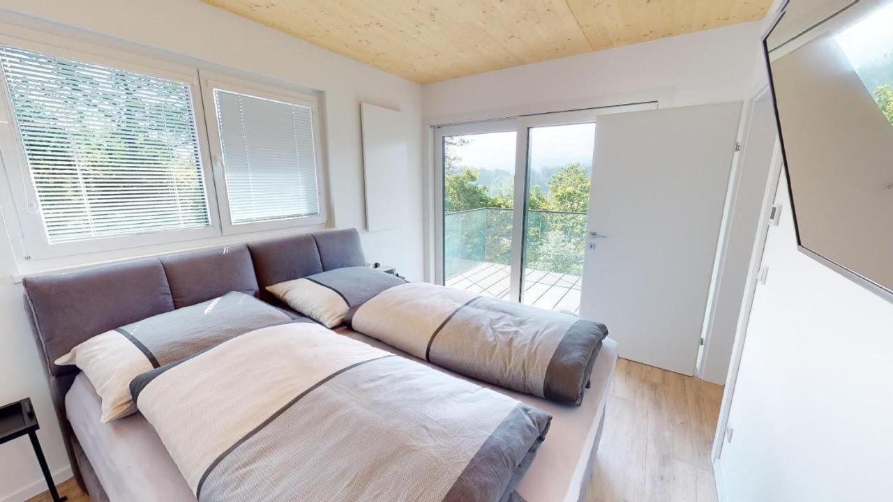 Modernes Ferienhaus Mit Panoramablick Rosegg Zewnętrze zdjęcie