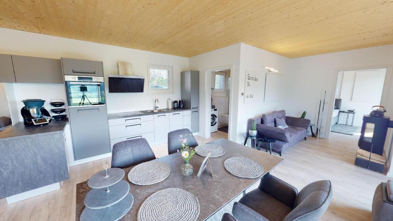 Modernes Ferienhaus Mit Panoramablick Rosegg Zewnętrze zdjęcie