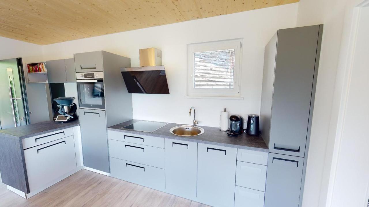 Modernes Ferienhaus Mit Panoramablick Rosegg Zewnętrze zdjęcie
